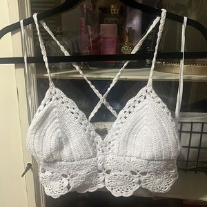 Aerie crochet, crop top